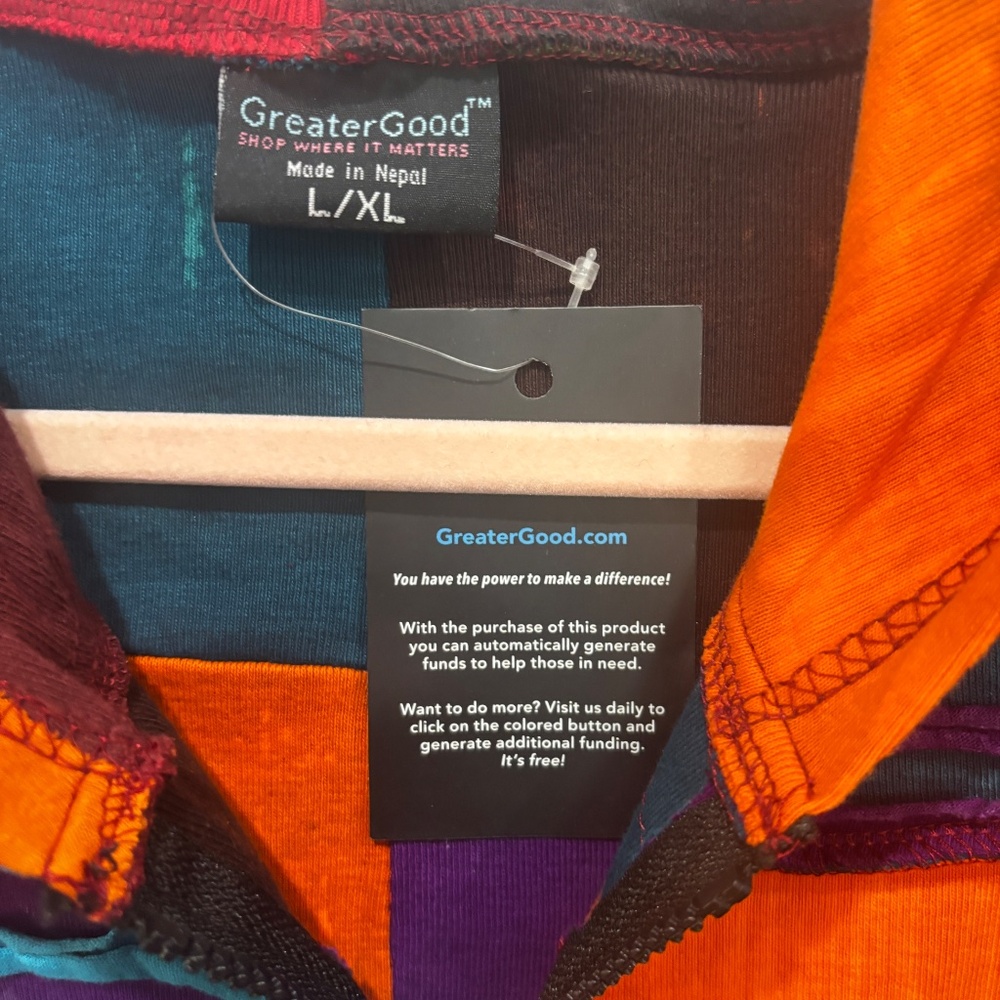 Greater Good Network Multicolor Patchwork Jacket … - image 3